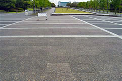 国営昭和記念公園 34年使用　製品：擬石平板