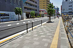 調布市道南21号線（東京都）　太平洋プレコン工業　遮熱ILB　使用製品：遮熱性平板