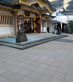 高輪神社(東京都)擬石平板