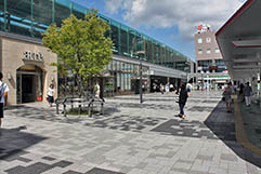 JR浦和駅東口駅前広場整備工事(埼玉県) 使用製品:研磨平板